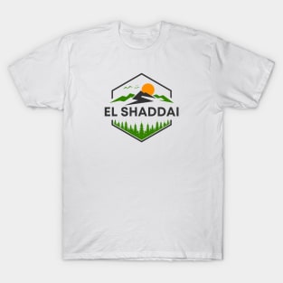 El Shaddai God of Mountains design T-Shirt